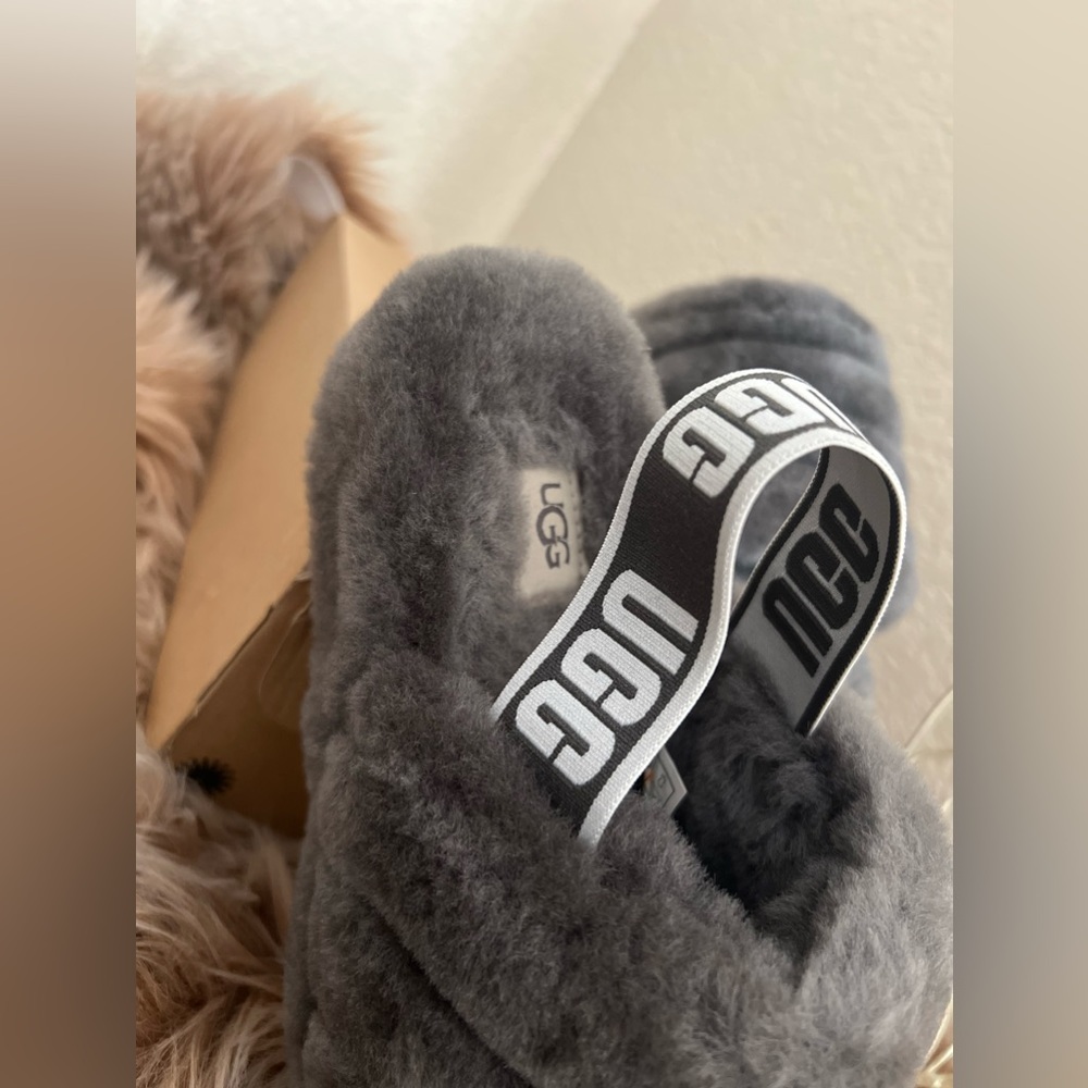 Gray slippers UGG